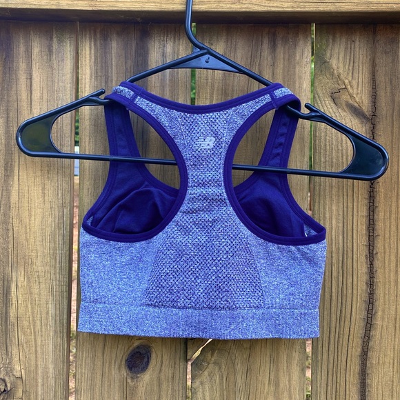 New Balance Padded Sports Bra | S | Blue - Picture 2 of 3